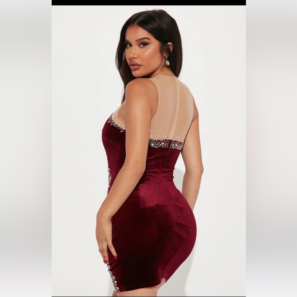 Velvet Mini Dress - Picture 3 of 5